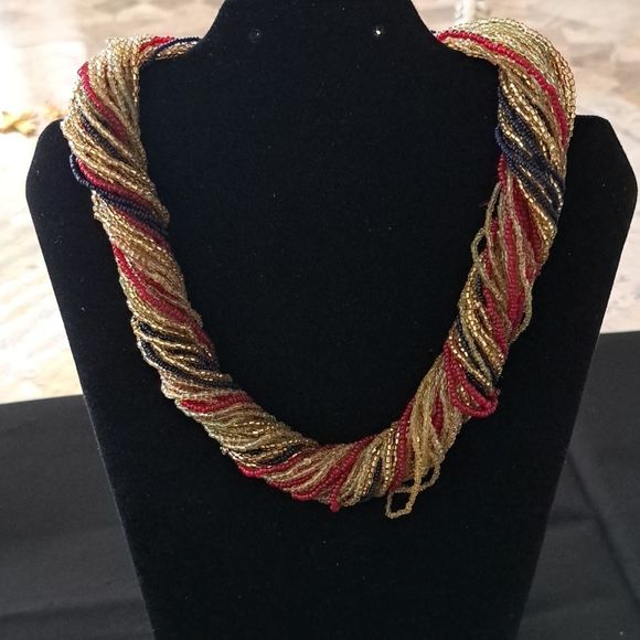 Source Unknown Jewelry - NECKLACE OF CRYSTAL BEADS FROM VENICE ITALY